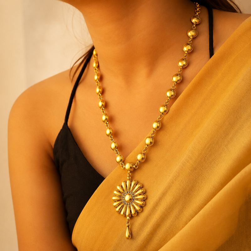 Mizoya Flower Motif Versatile Necklace