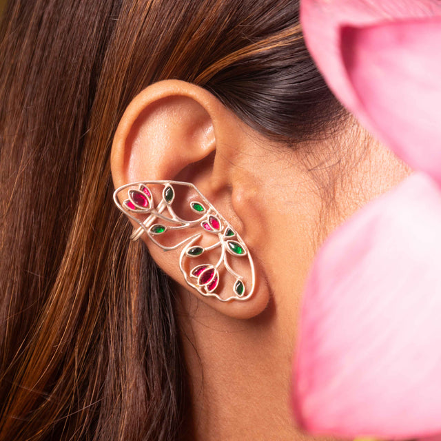 Dulari Titli Kundan Earcuff