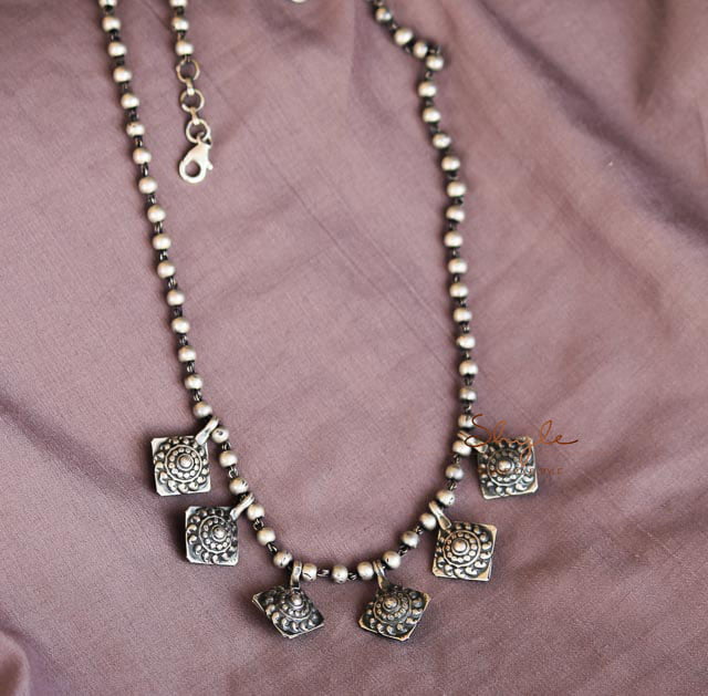 Adya Quirky Drop Ball Chain Necklace