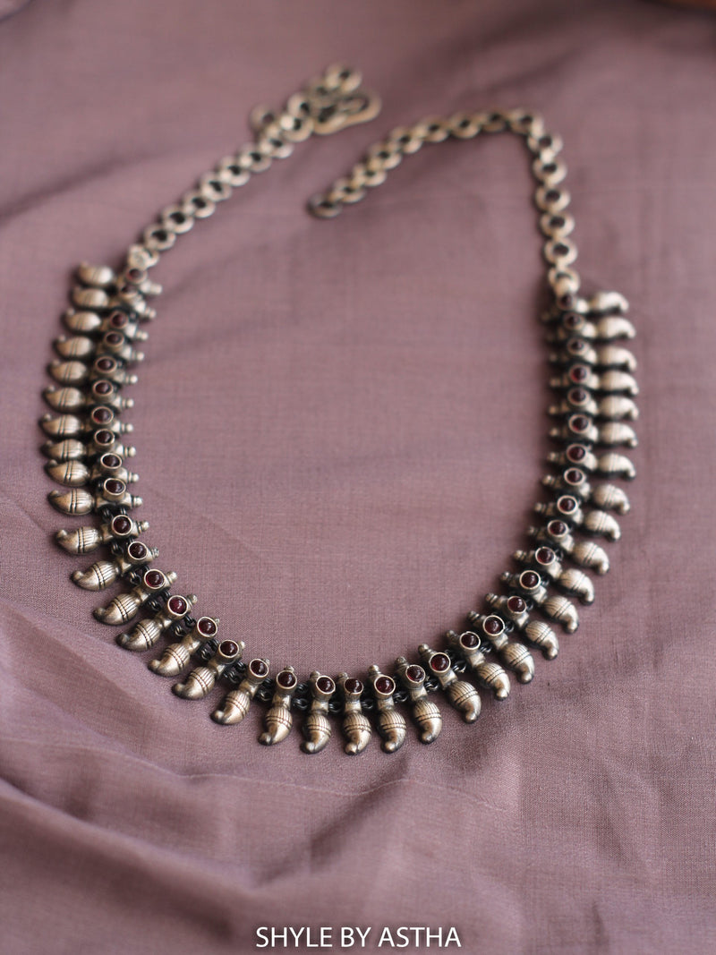 Adya Intricate Carry Drop Necklace