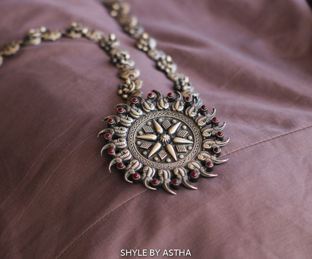 Tattva Ghughri Mini Parrot Necklace