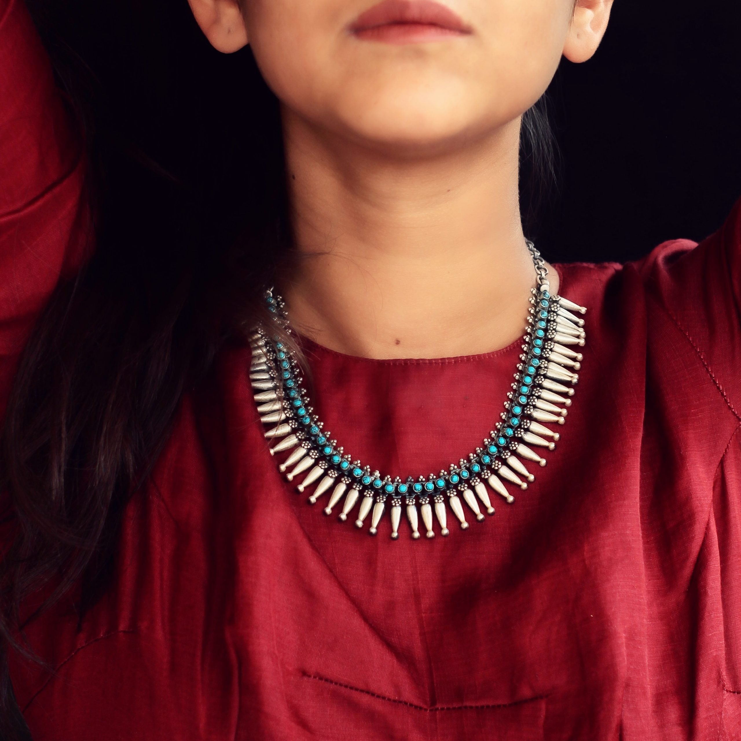 Adya Fine Turquoise Necklace