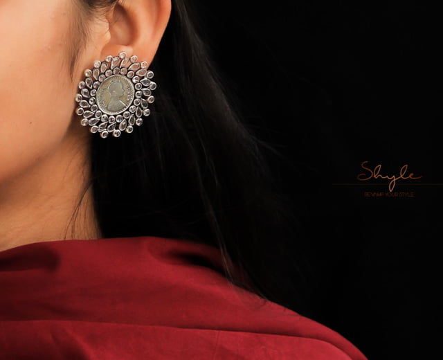 Essence Scintillating Victorian Coin Studs