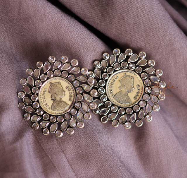 Essence Scintillating Victorian Coin Studs