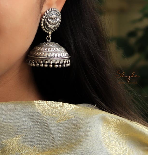 Anvaya Lotus Art Classic Jhumka