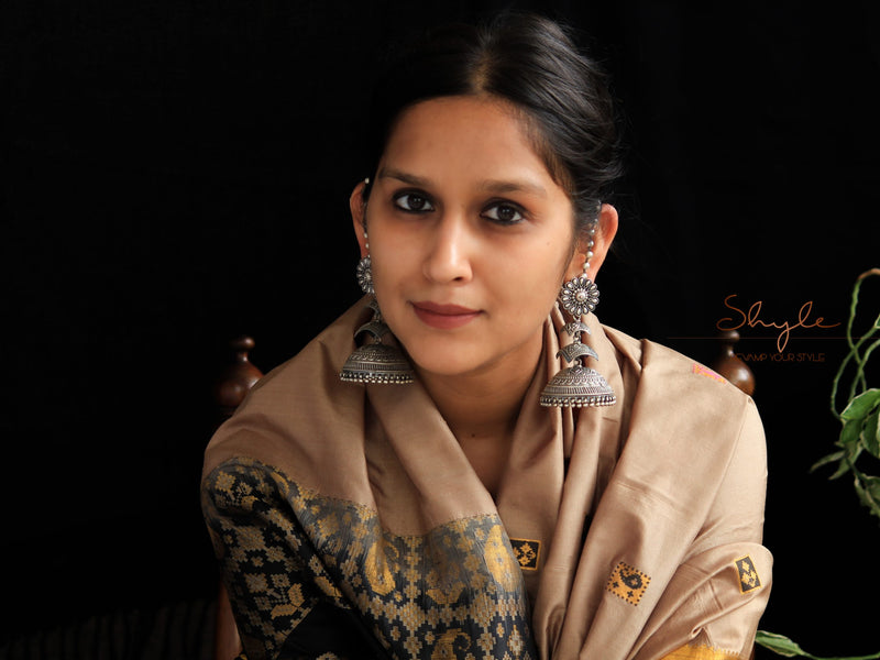 Jhumri Intricate Layered Kaan Chain Jhumka