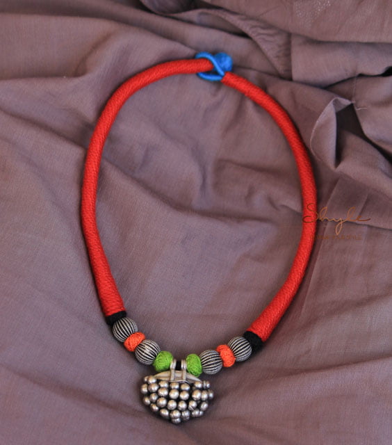 Anvaya Ball cluster Handcrafted Necklace