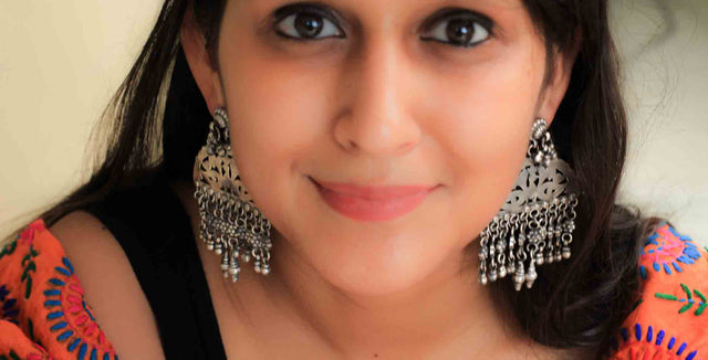 Anvaya Carved Ghughri Classic Earrings
