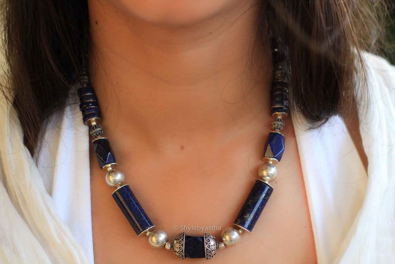 Tattva Lapiz Lazuli Necklace