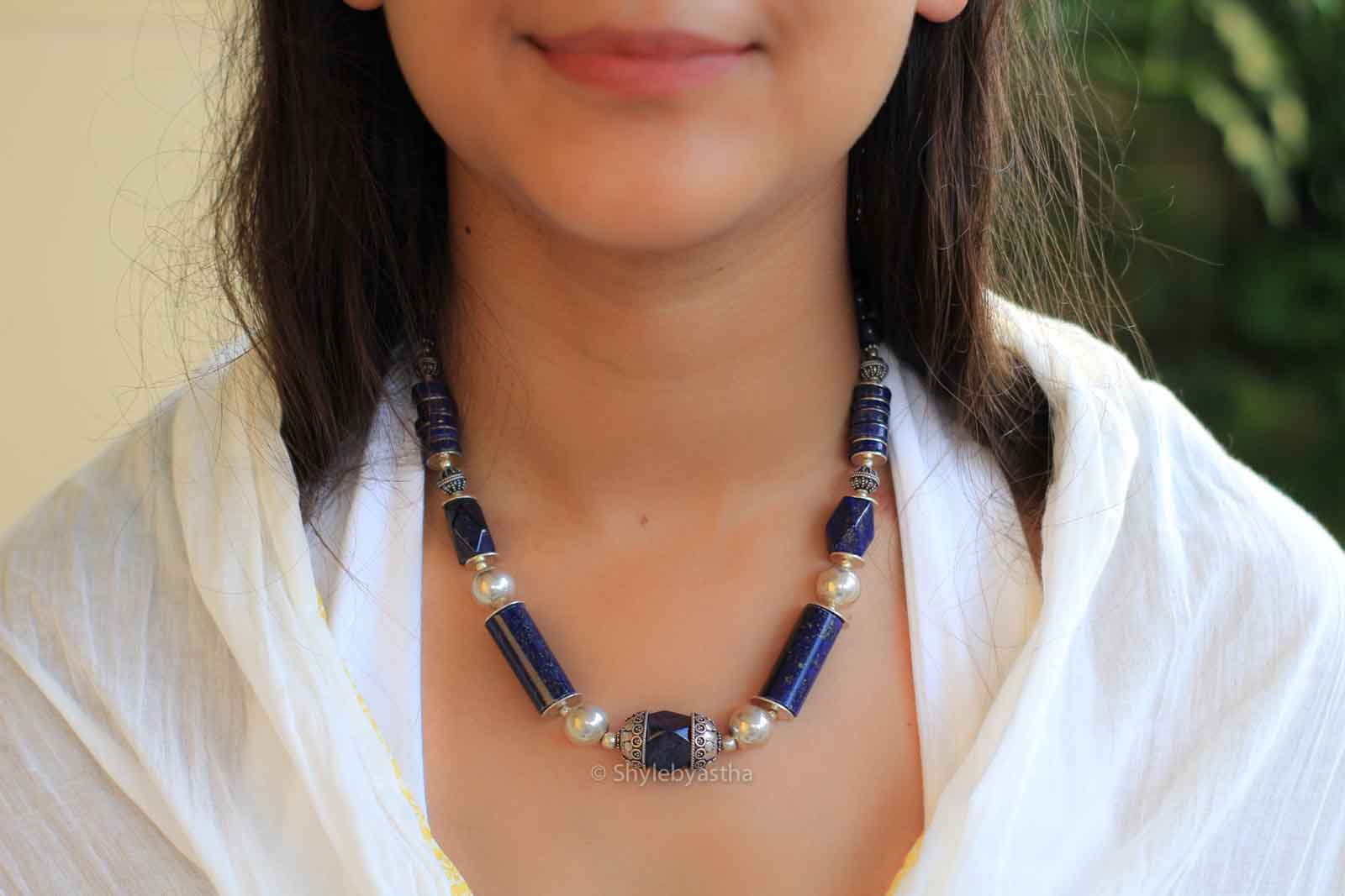 Tattva Lapiz Lazuli Necklace