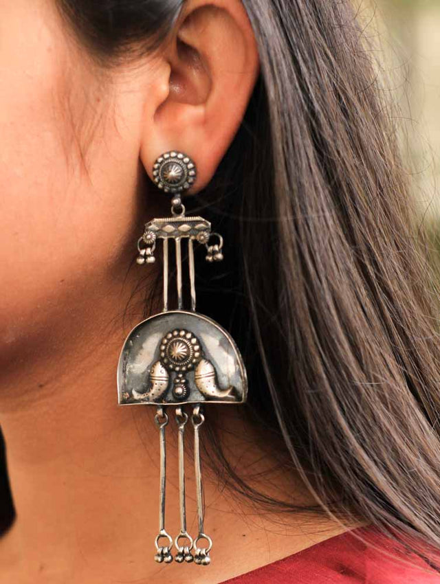 Anvaya Tribal Sequence Earrings