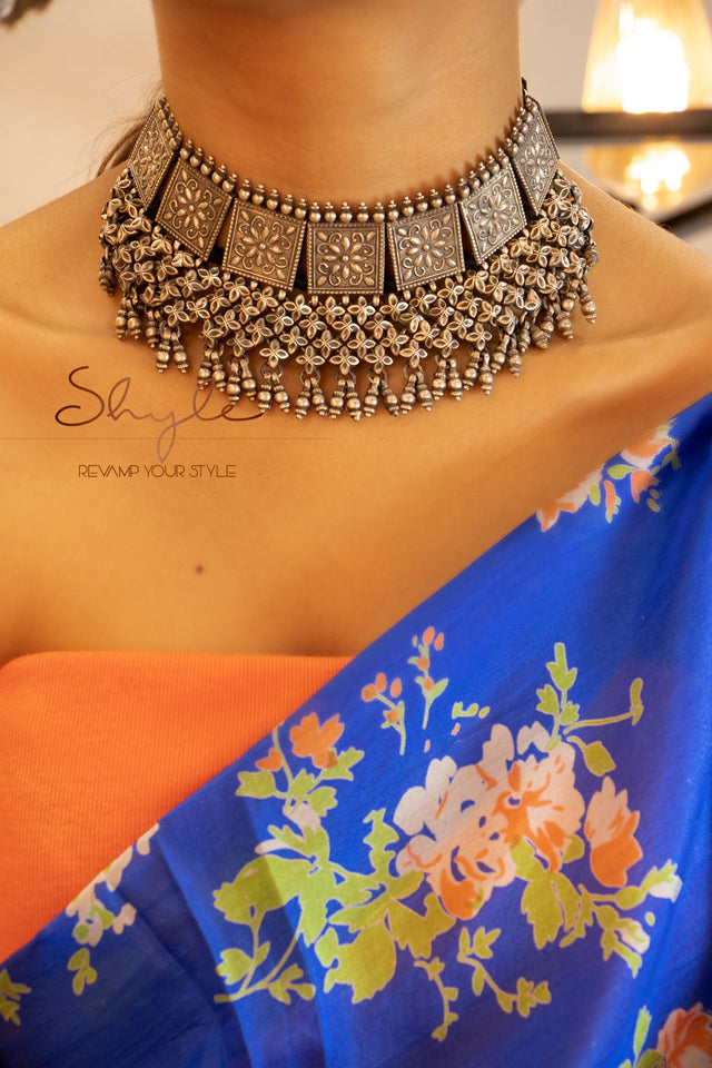 Tattva Intricate Statement Jali Necklace