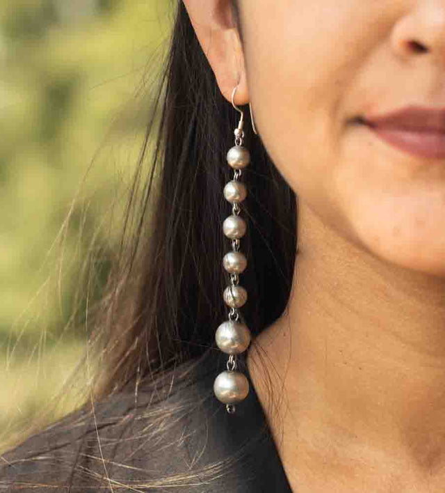Maahi Ball Sequence Earrings