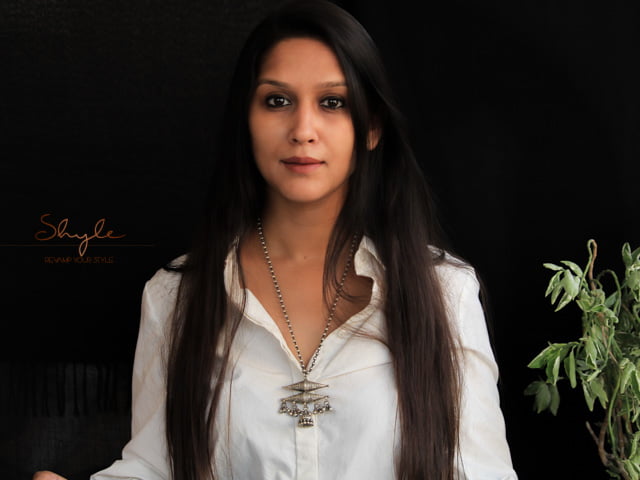 Anvaya Tribal Detailed Jhumki Necklace