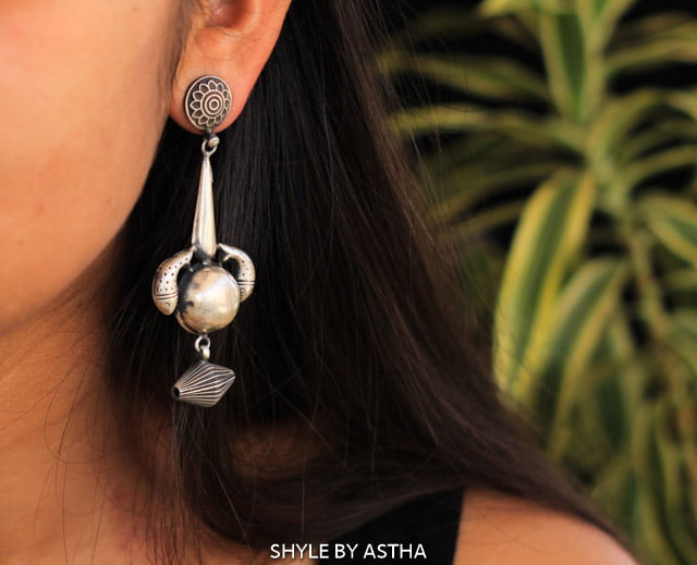 Mizoya Matsaya Rawa Drop earrings
