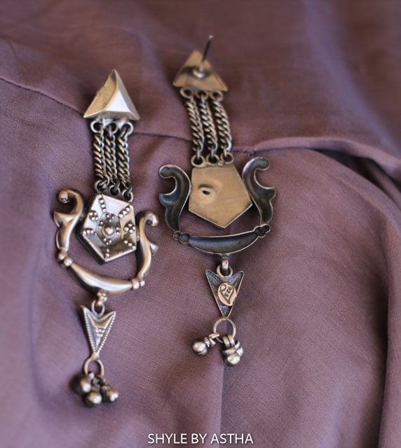Mizoya Quirky Layered Earrings
