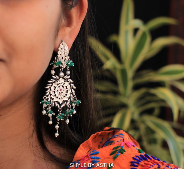 Tattva Jodhpuri Jadau Earrings