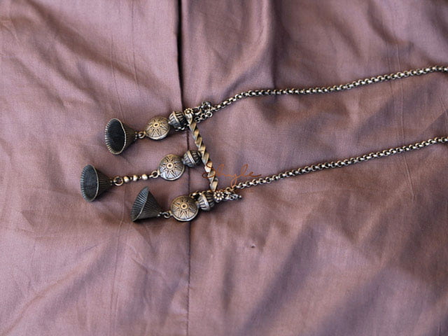 Mizoya Umbrella Drop Tricircle Necklace