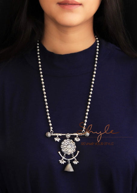 Mizoya Umbrella Drop Chandra Necklace
