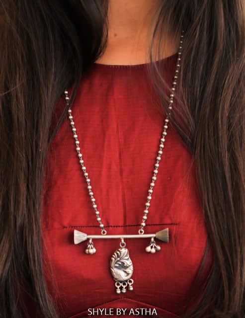 Adya Peacock Quirky Necklace