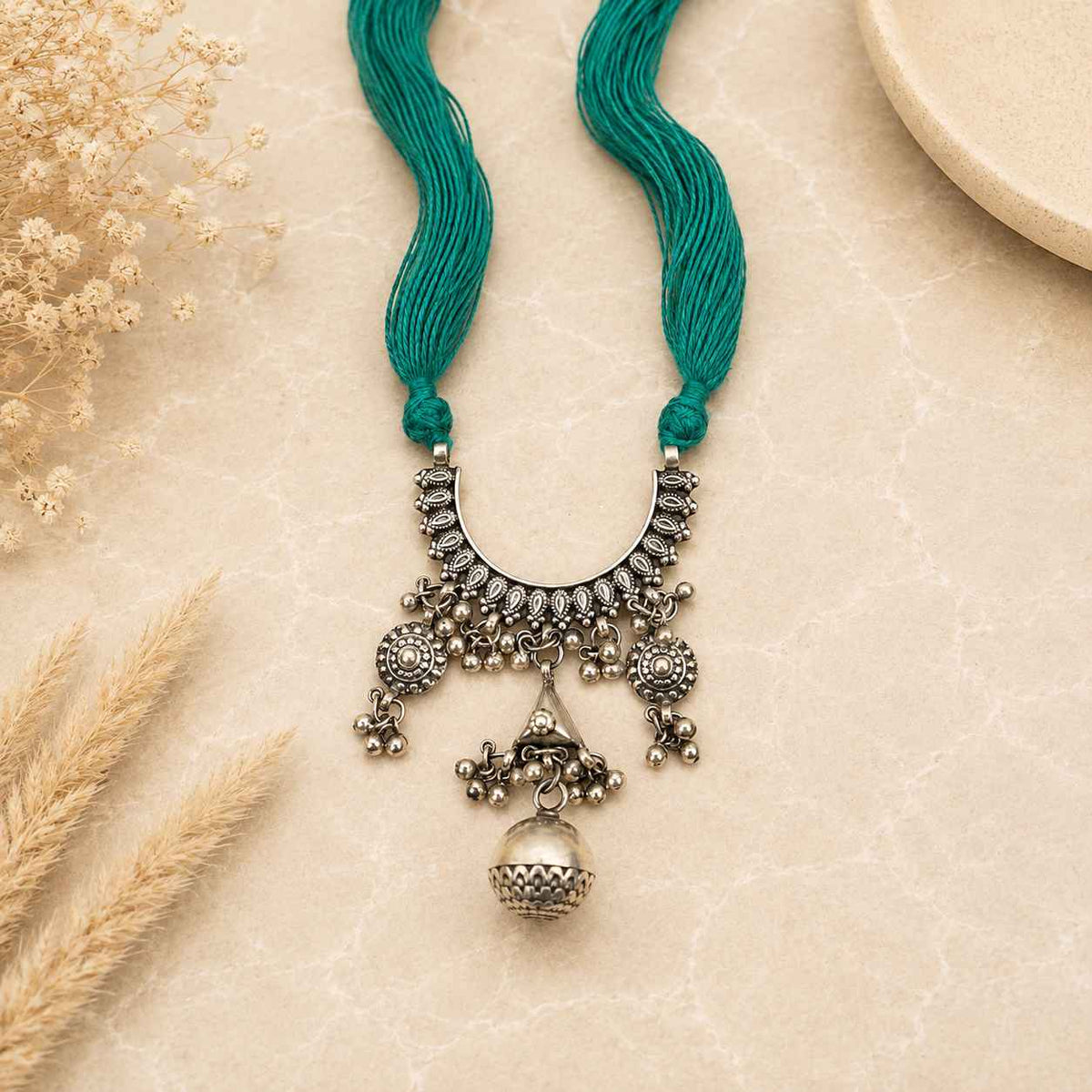 Jhumri Ghungroo Grace Dori Necklace