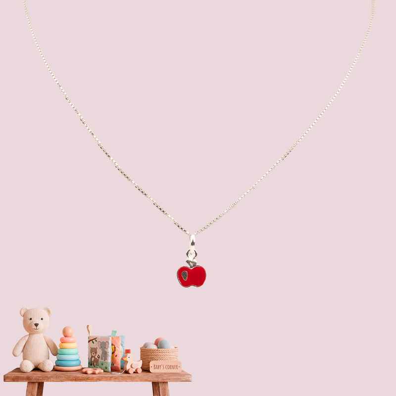 Little Red Apple Pendant