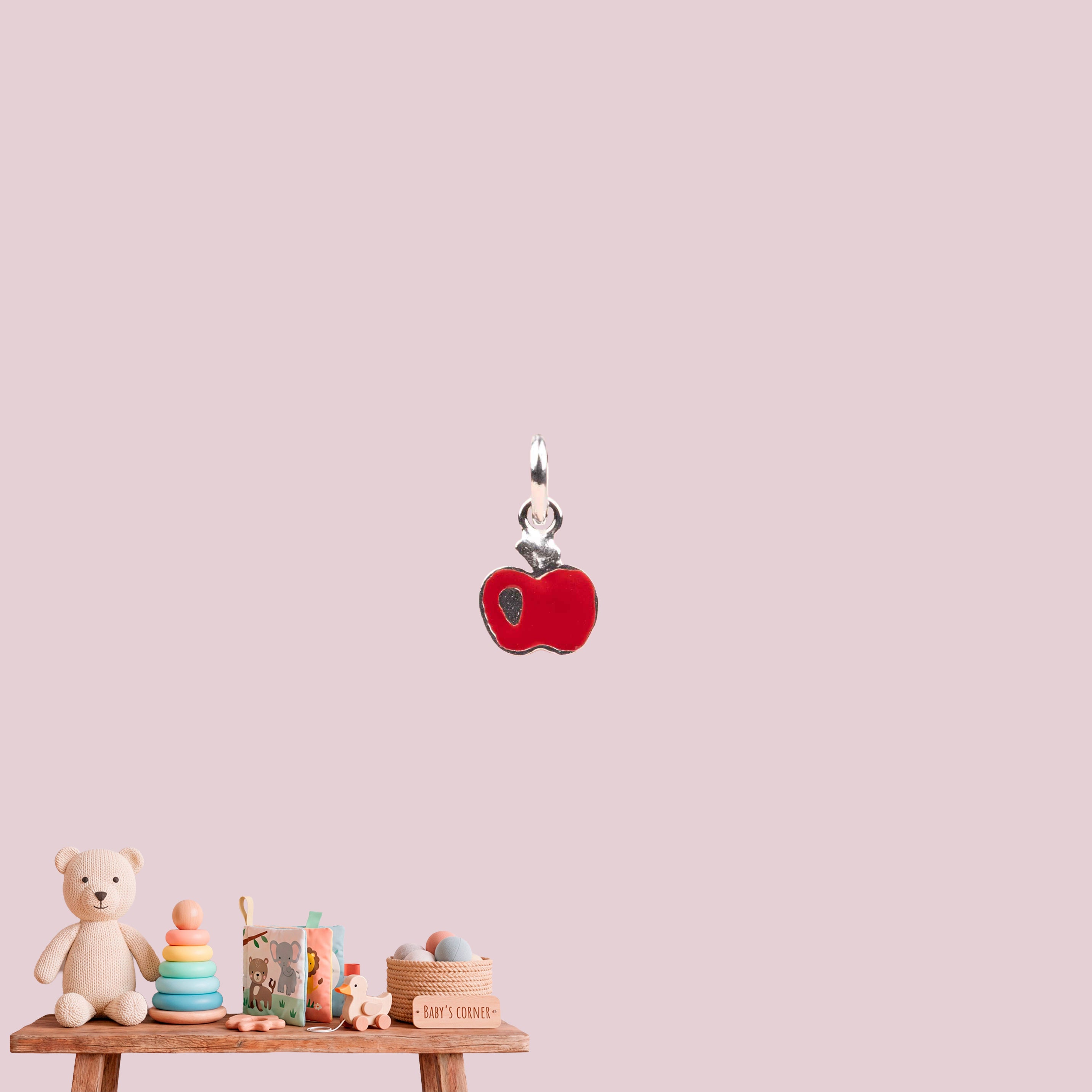 Little Red Apple Pendant