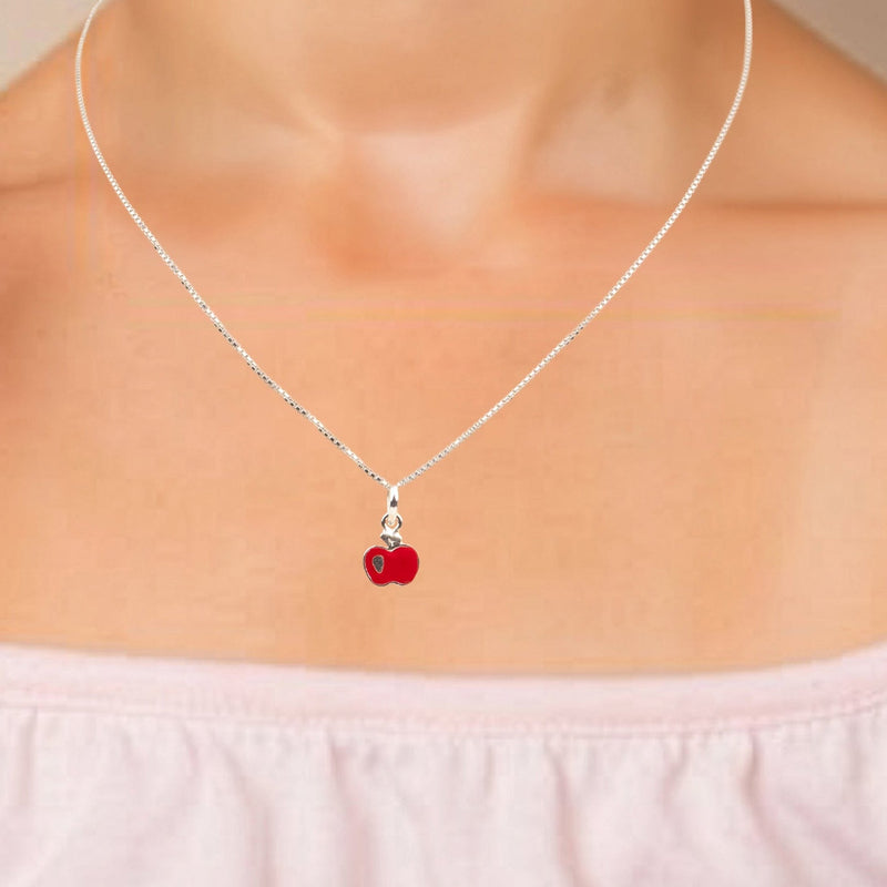 Little Red Apple Pendant