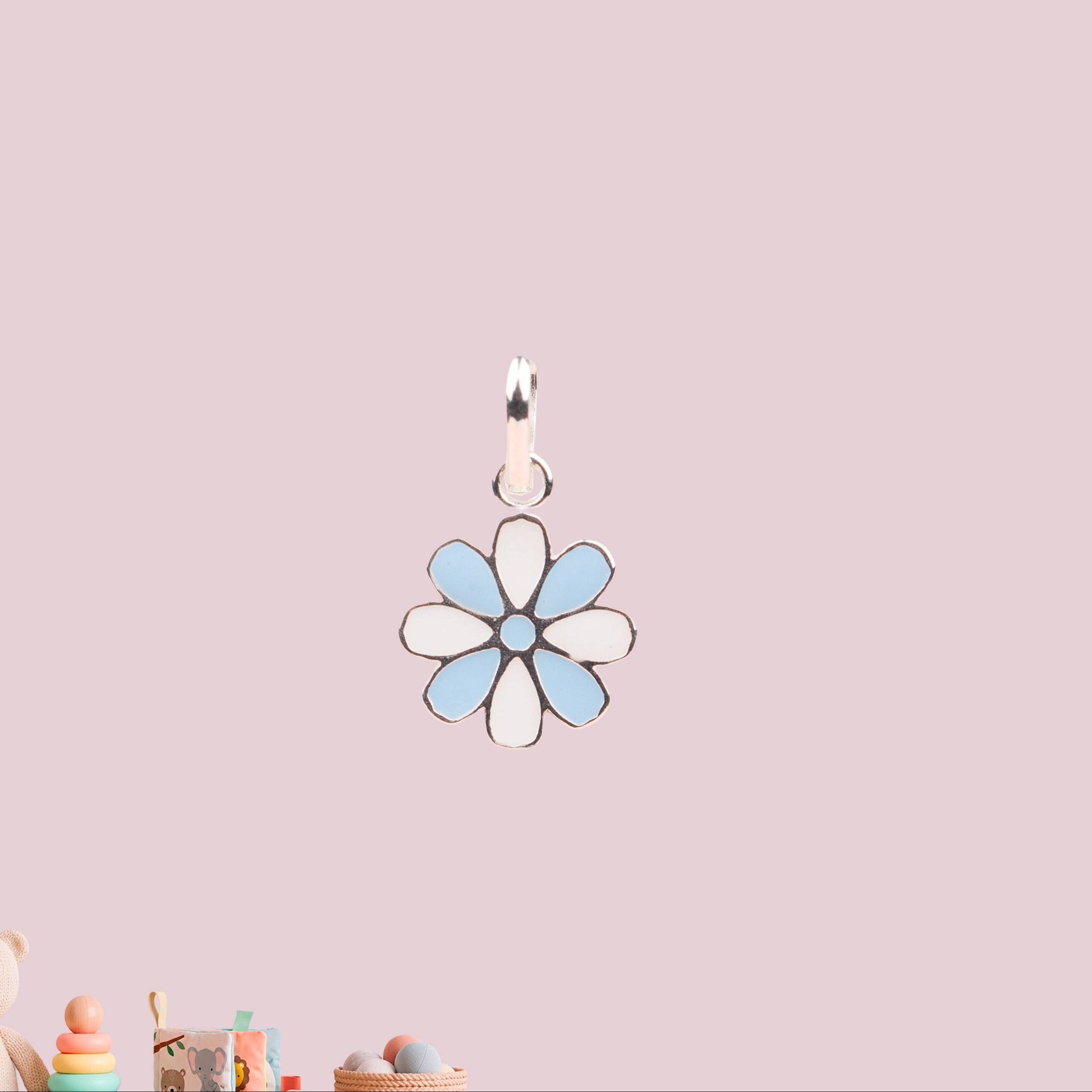 Little Blue Flower Pendant