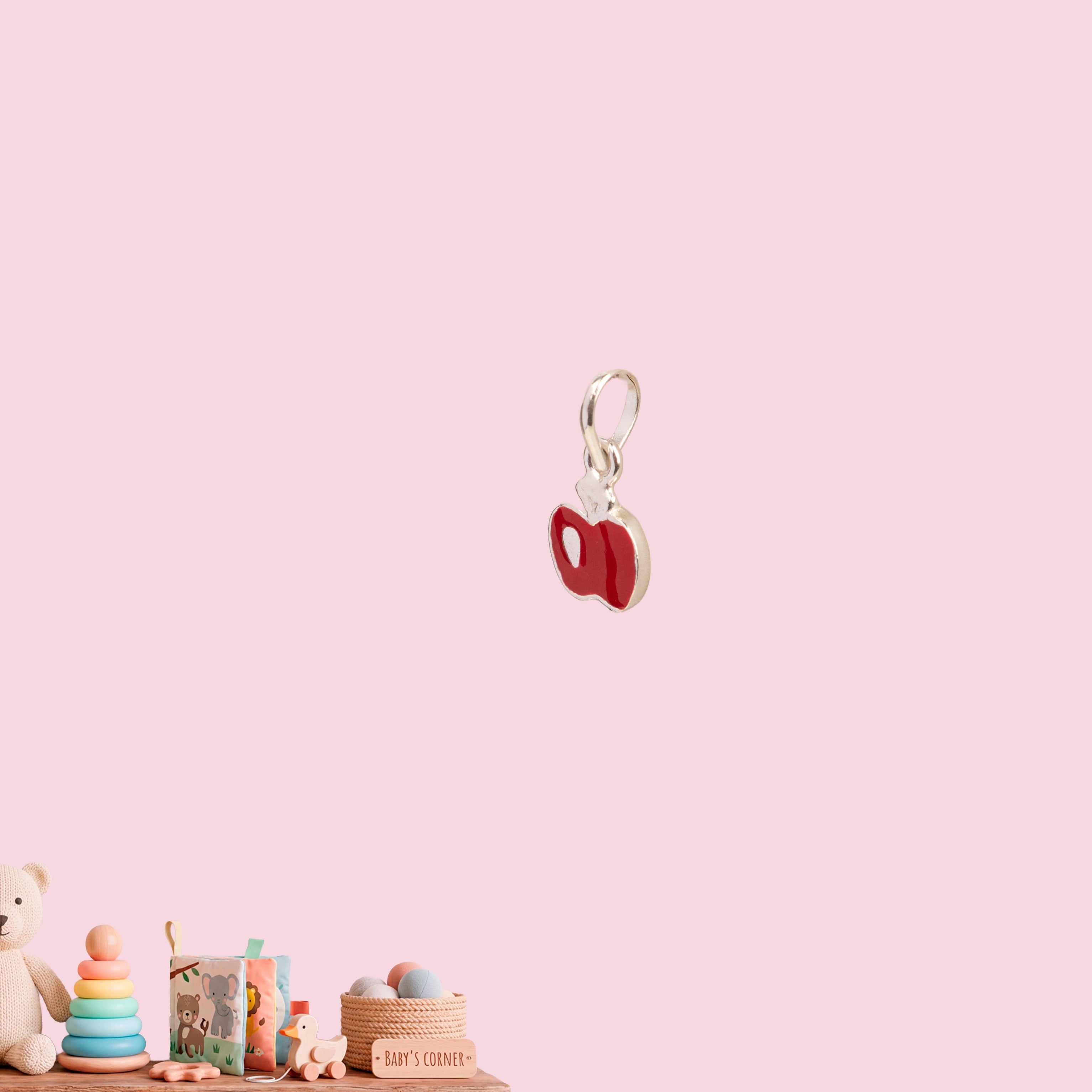 Little Red Apple Pendant