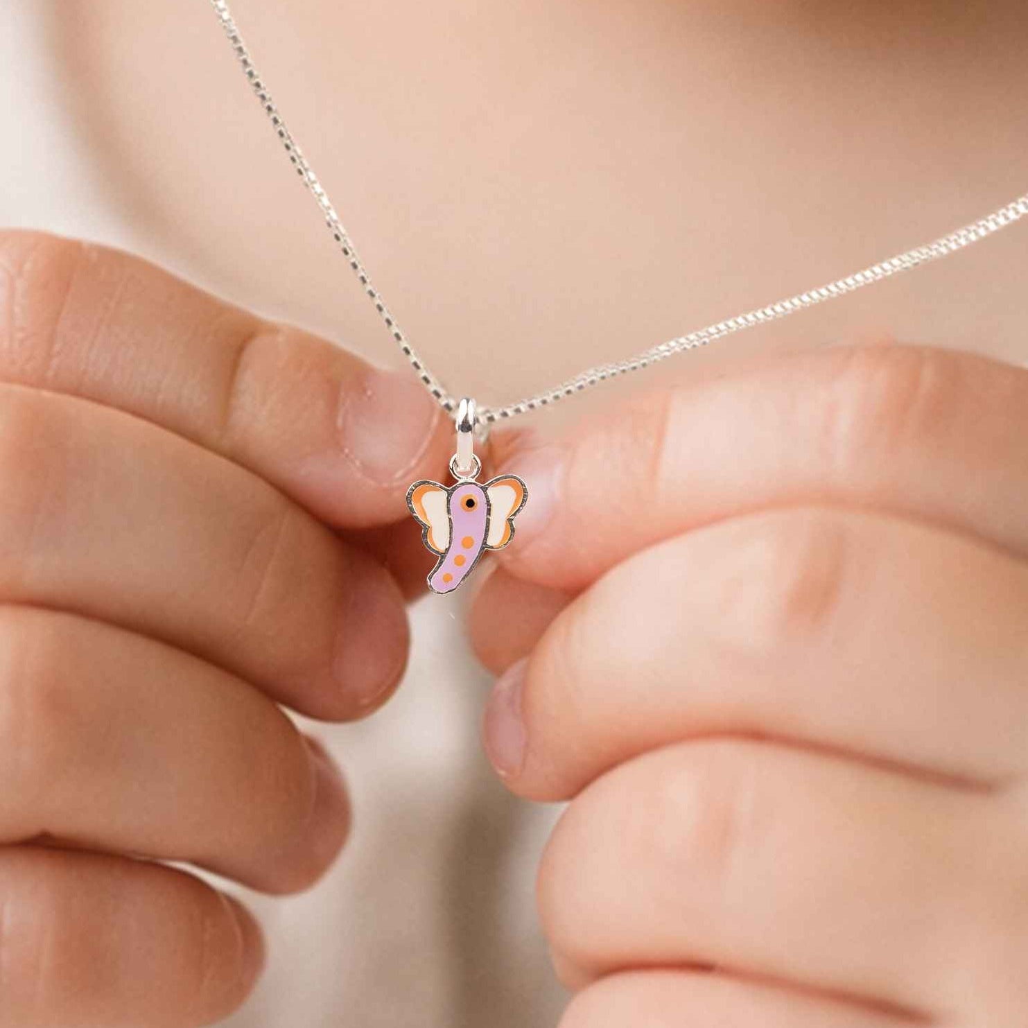 Little Purple Flutter Necklace