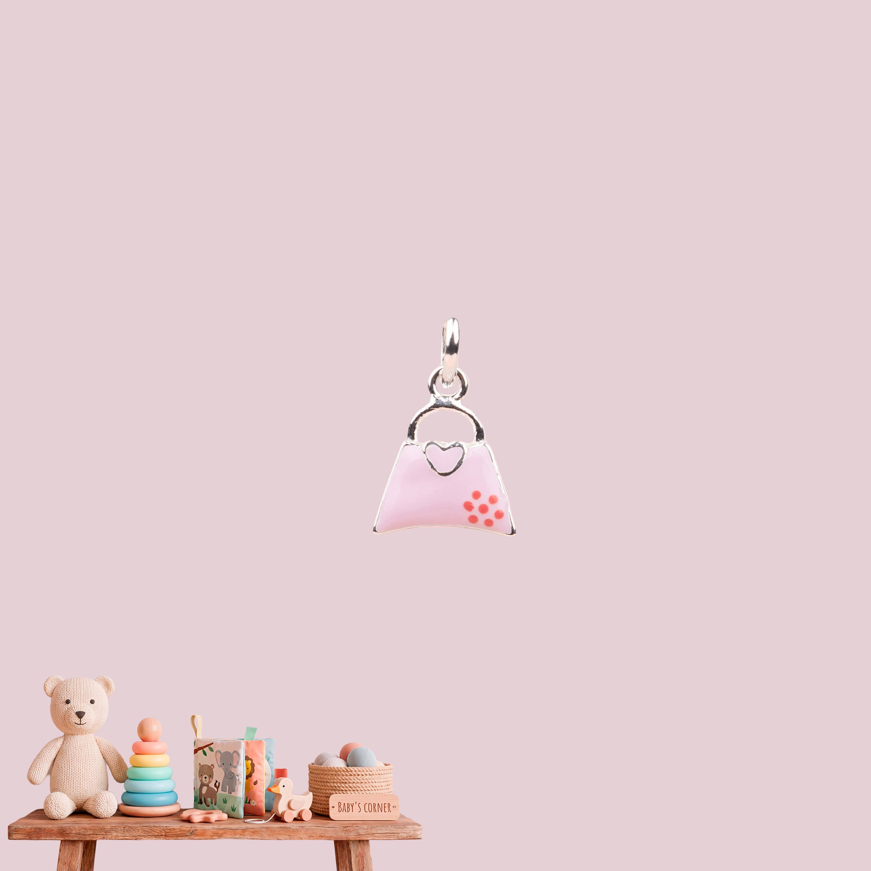 Mini Pink Handbag Pendant