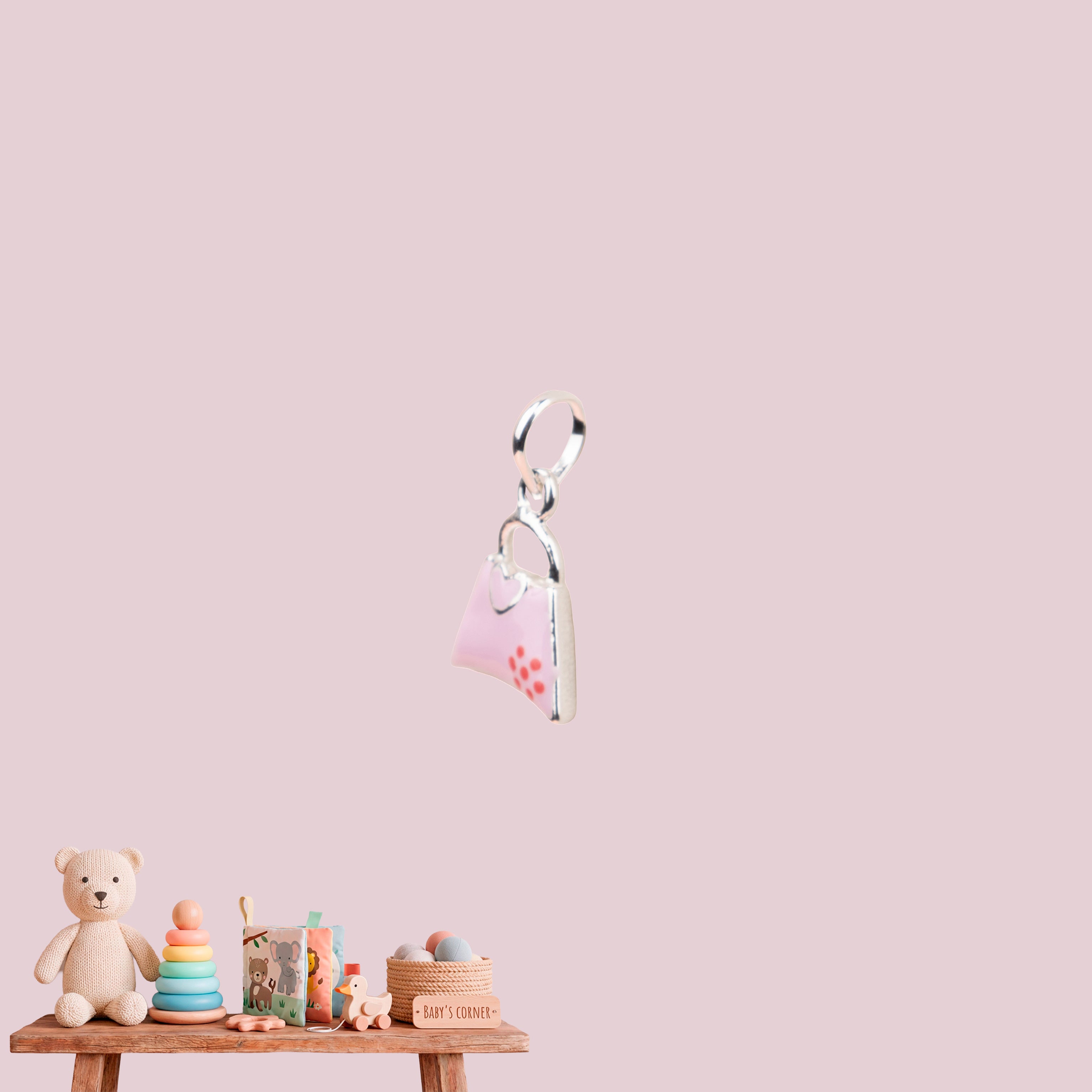Mini Pink Handbag Pendant