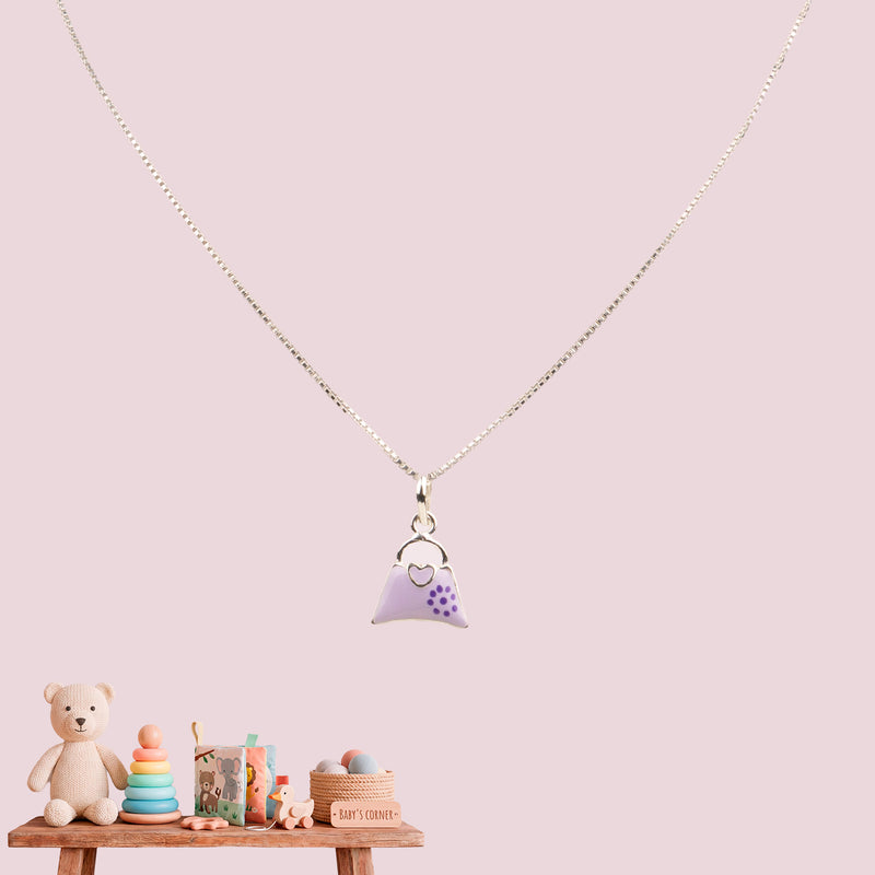 Mini Purple Handbag Pendant