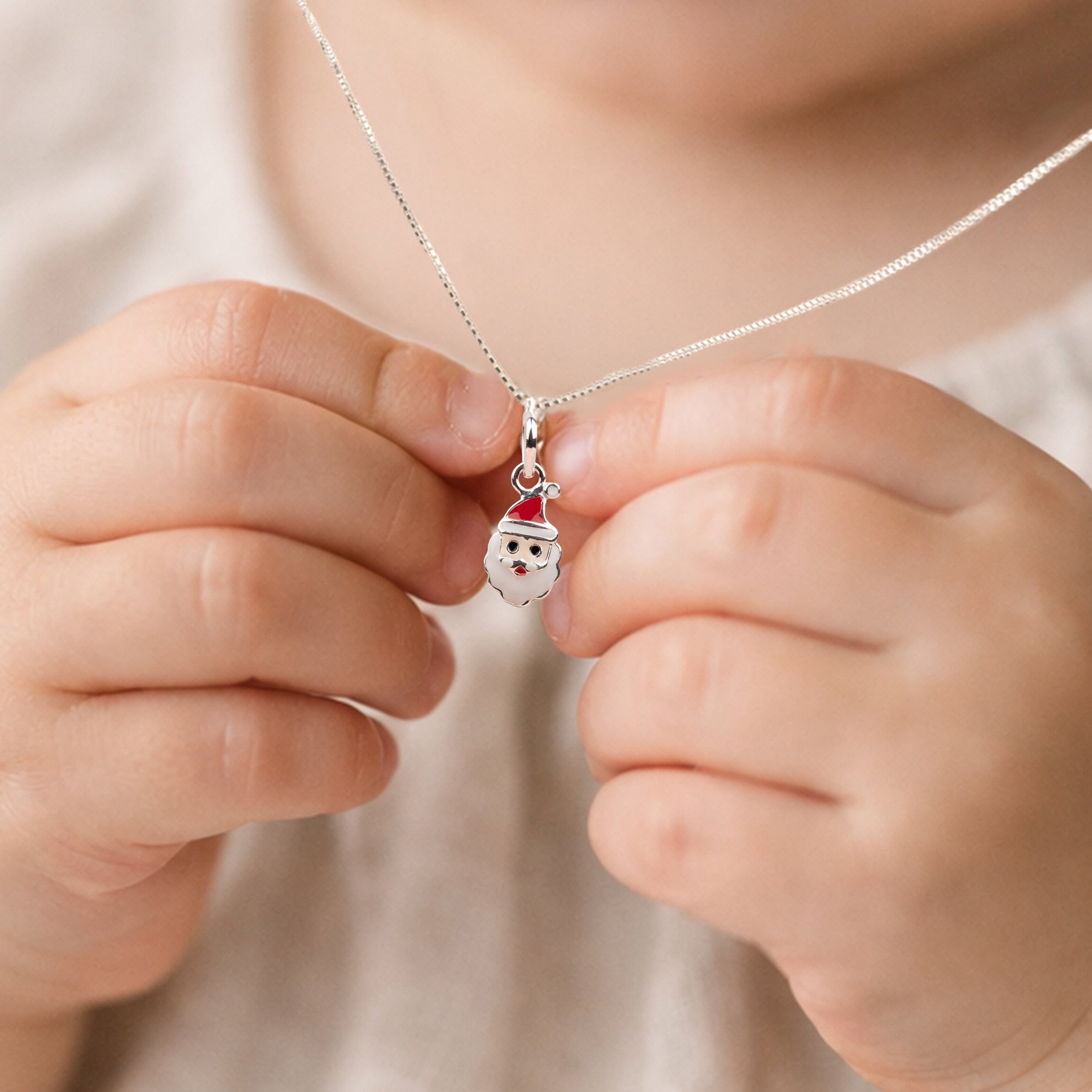 Mini Santa Claus Necklace