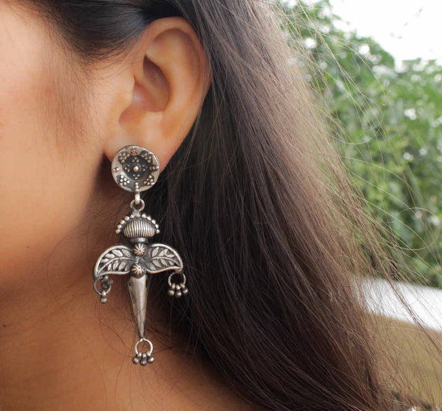 Mixoya Oxidised Quirky Earrings