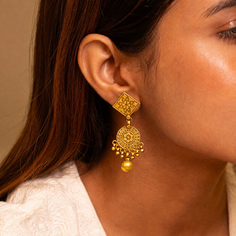 Mizoya Mandala Drop Earrings