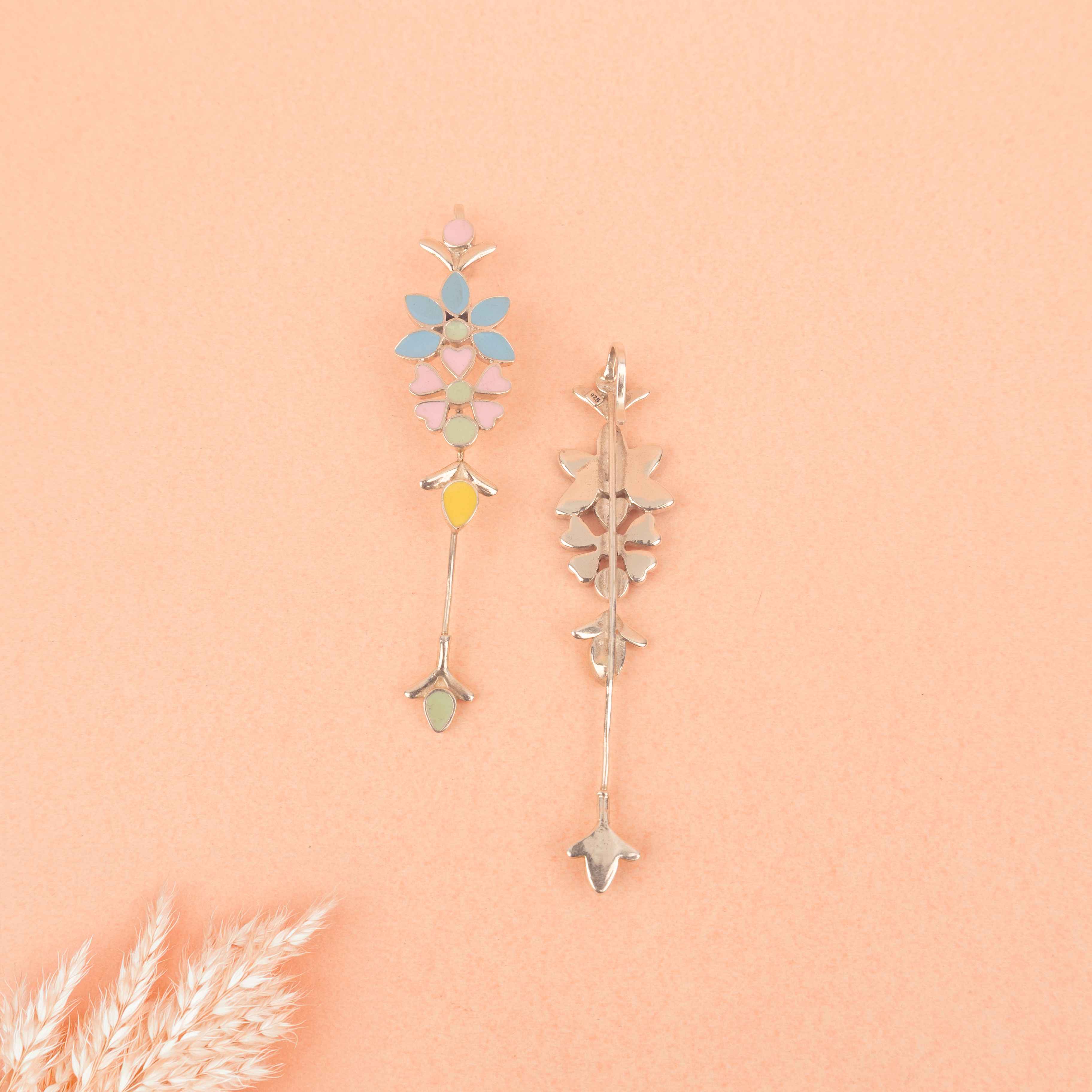 Mizoya Blossom Trail Enamel Earcuff