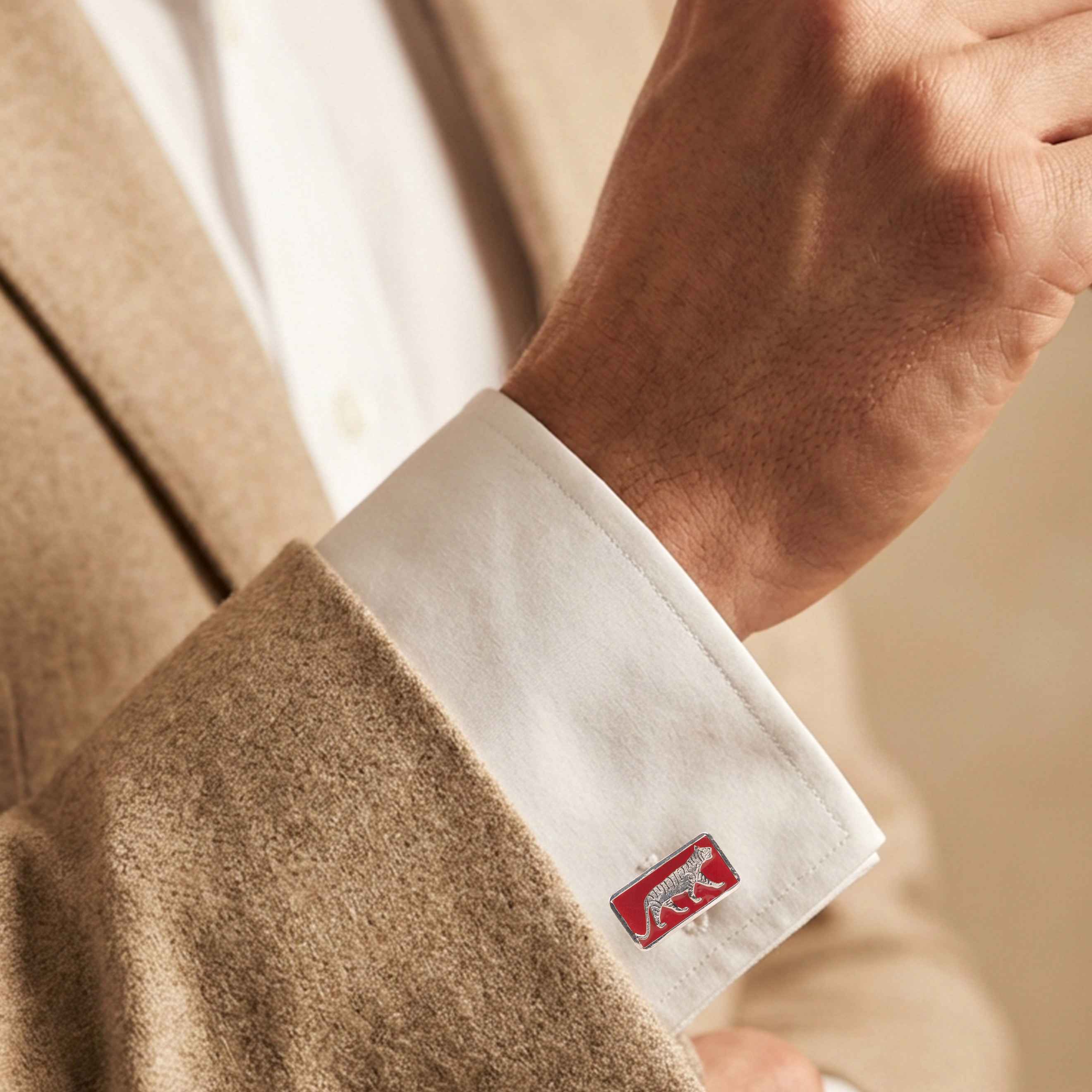 Mizoya Heritage Tiger Cufflinks