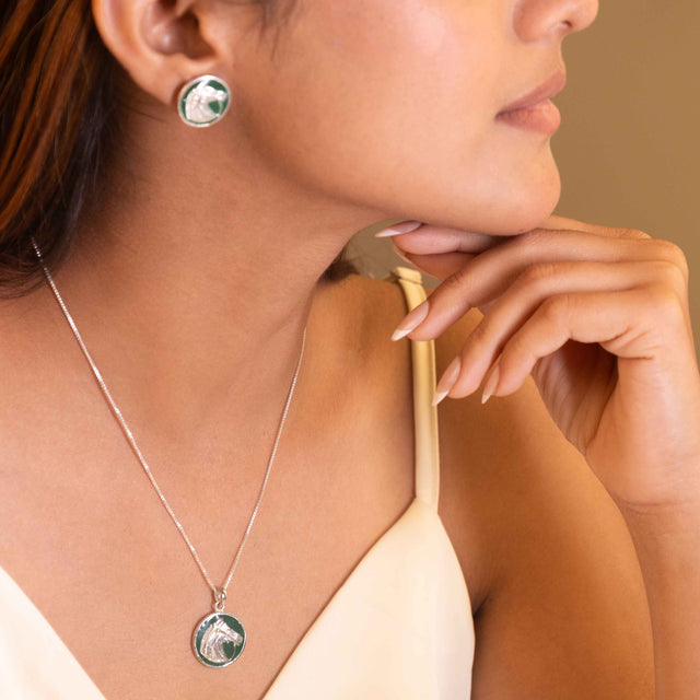 Mizoya Imperial Stallion Necklace Set