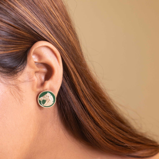 Mizoya Imperial Stallion Earrings