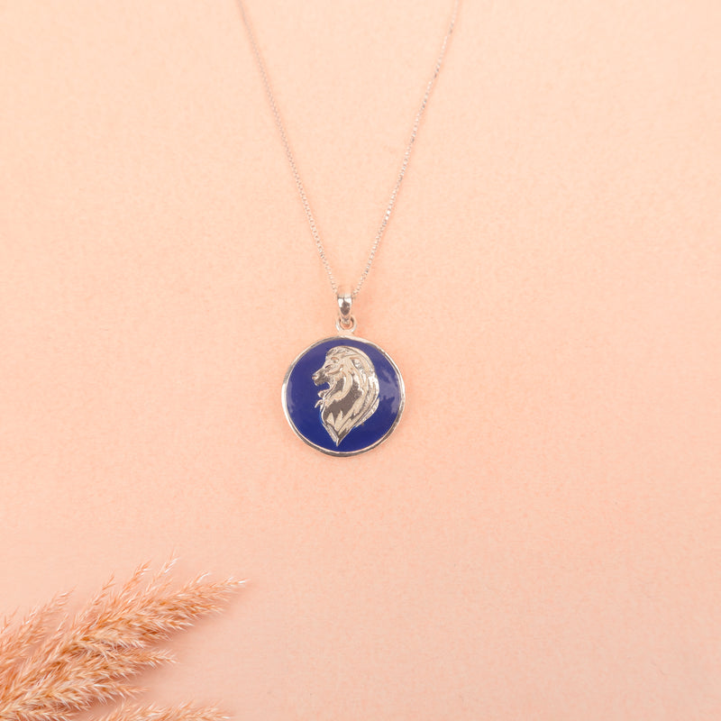 Mizoya Lion Crest Necklace