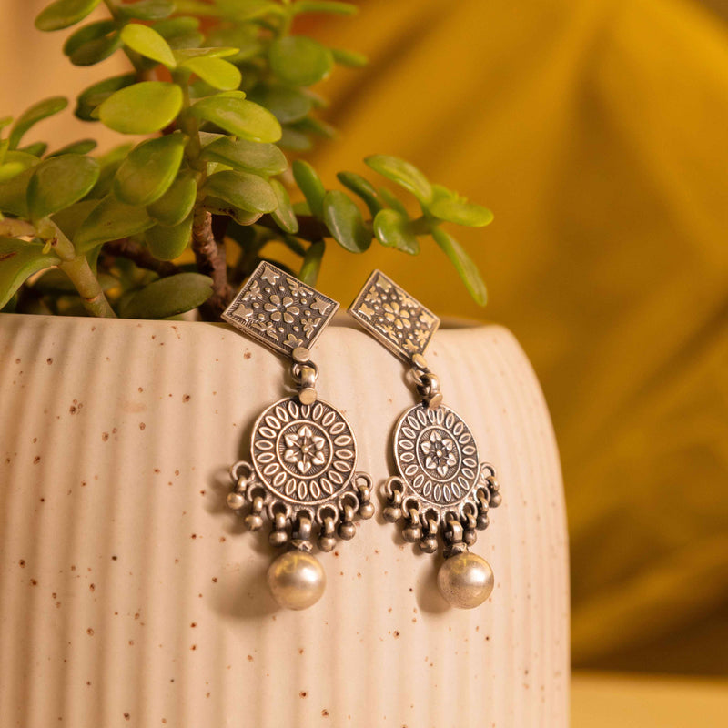 Mizoya Mandala Drop Earrings