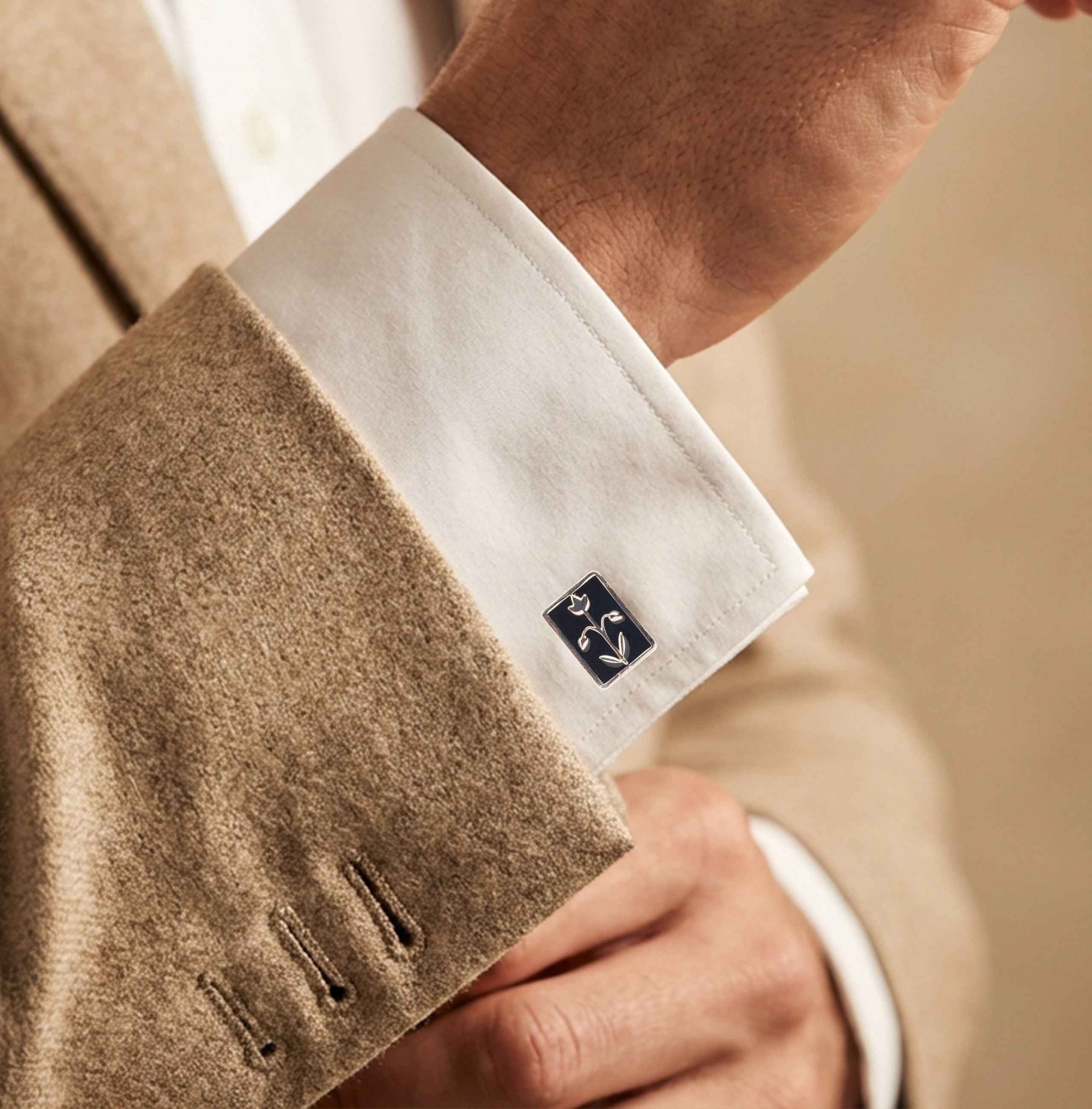 Mizoya Midnight Bloom Cufflinks