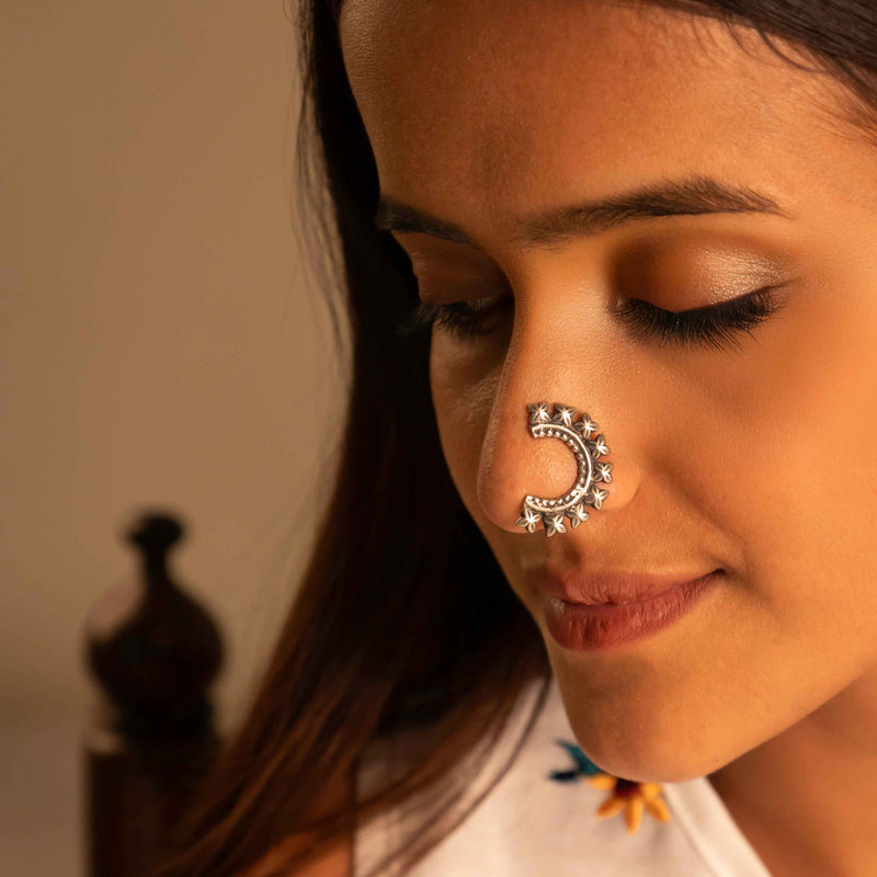 Mizoya Vintage Inspired Classic Non Pierced Nose Clip on