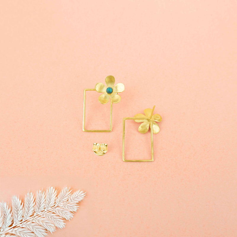 Moh Bloom Frame Stud Earrings