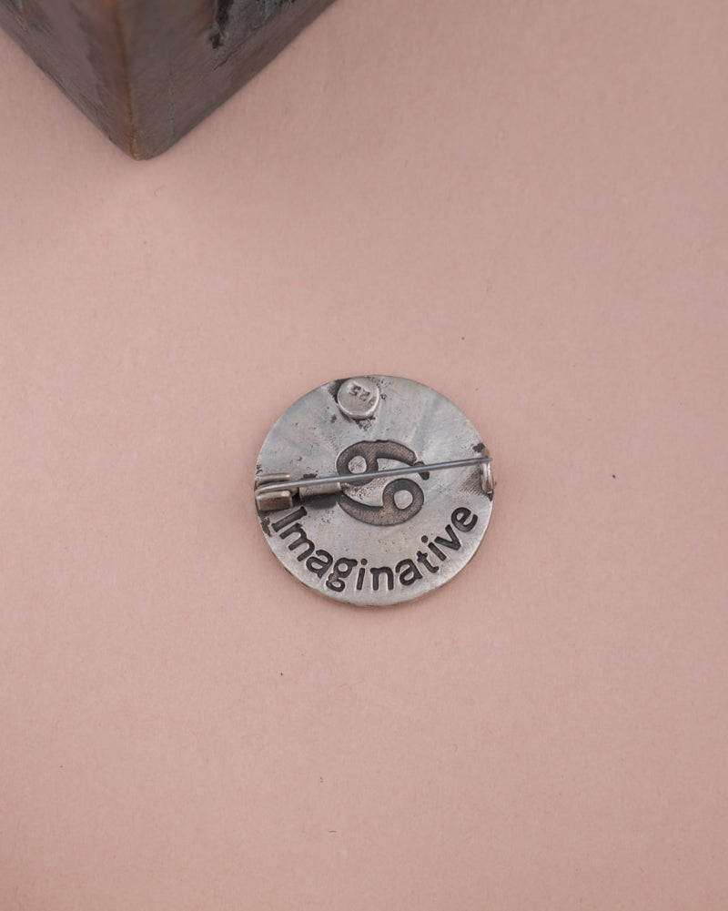 Moh Cancer Sun Sign Brooch