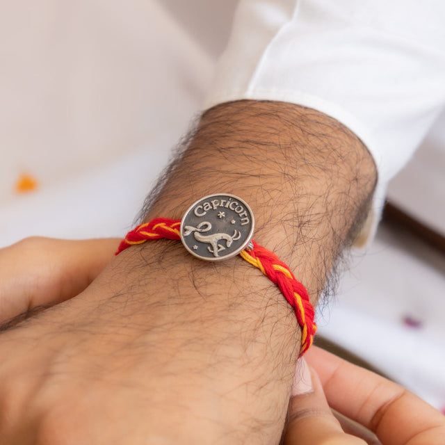 Moh Capricorn Sun Sign Brooch Cum Rakhi