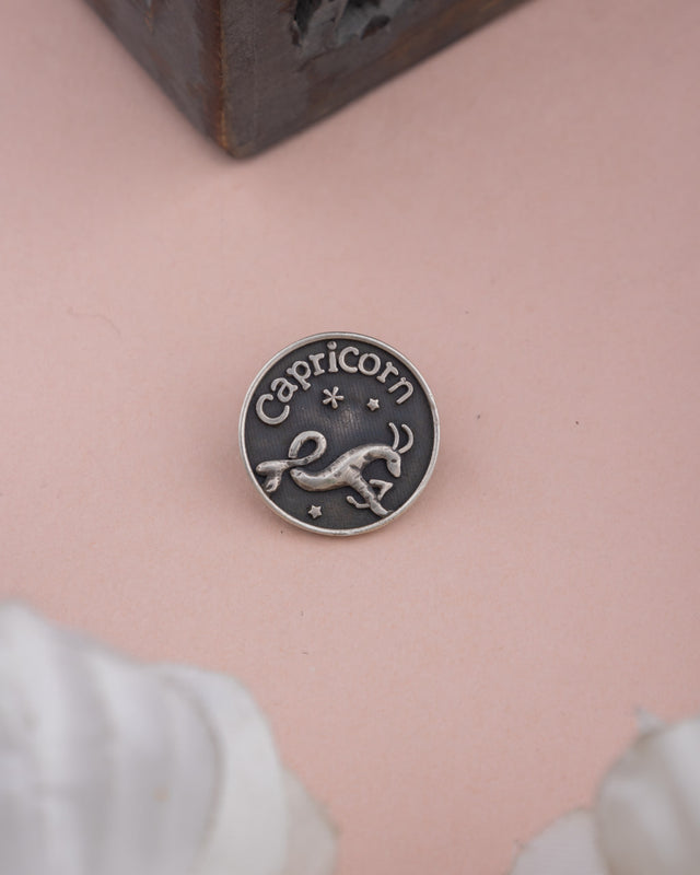 Moh Capricorn Sun Sign Brooch