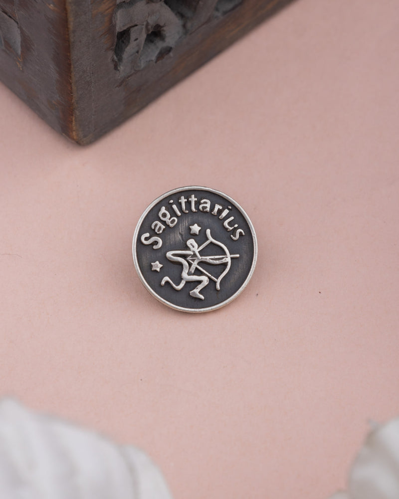 Moh Sagittarius Sun Sign Brooch